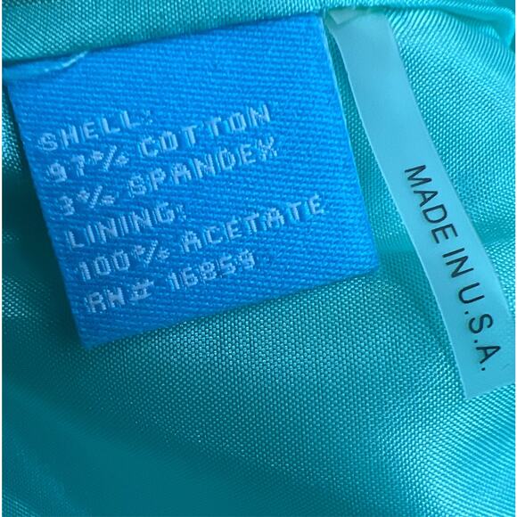 J. McLaughlin Womens Olson Sleeveless Dress Aqua Solid Size 2 - Picture 8 of 9